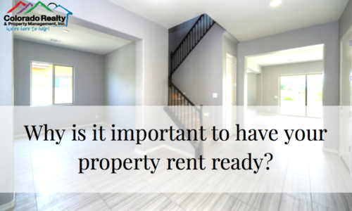 Why is it important to have your property rent ready?