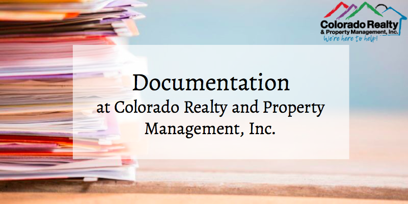 Documentation, documentation and documentation