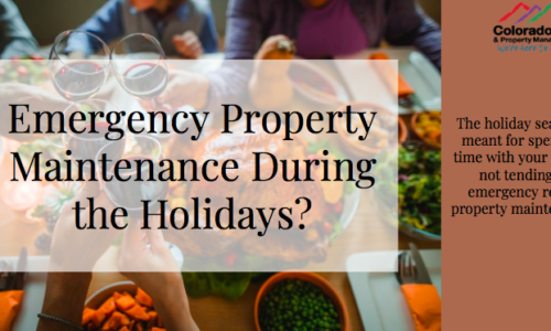 Emergency Property Maintenance During the Holidays