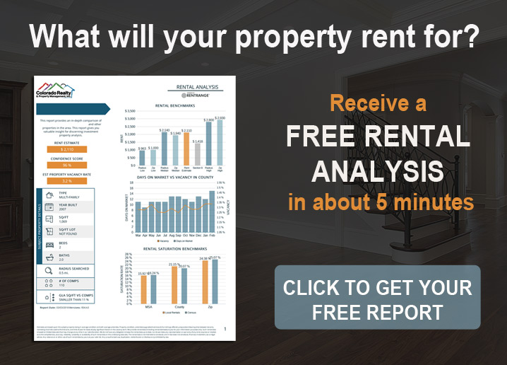 What will your property rent for - click for FREE rental analysis