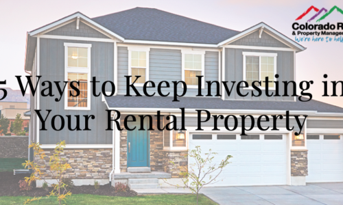 5 Ways to keep investing in your property