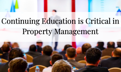Continuing Education is Critical in Property Management