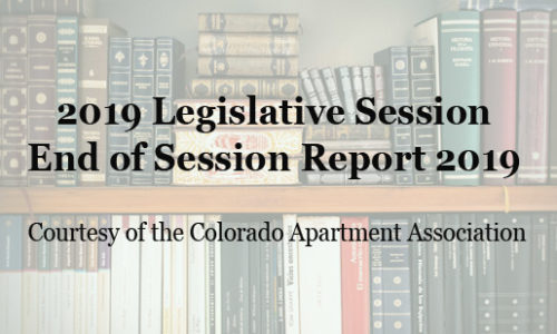 2019 Priority Bills Affecting the Residential Rental Property