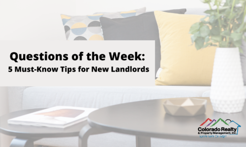 5 Must Know Tips for New Landlords