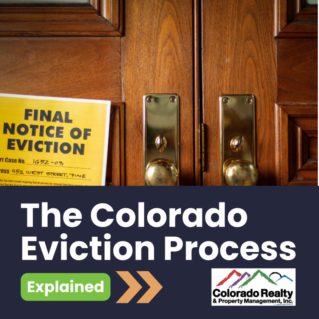 A Complete Guide to the Eviction Process in Colorado