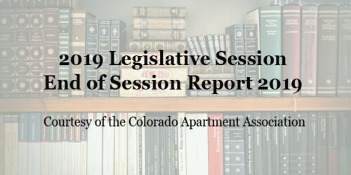 2019 Priority Bills Affecting the Residential Rental Property