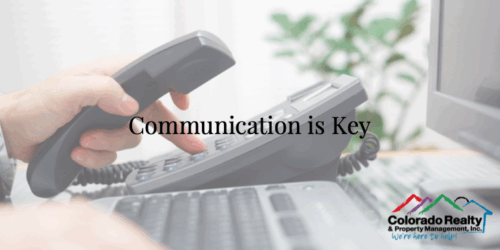 Communication is key