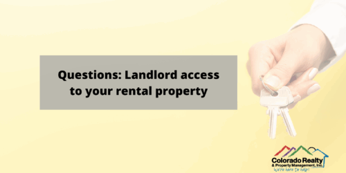 Information for tenants and residents