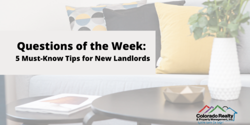 5 Must Know Tips for New Landlords