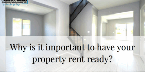 Why is it important to have your property rent ready?