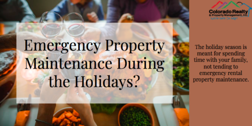 Emergency Property Maintenance During the Holidays
